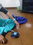 松戸市胡録台にてオムロンの血圧計の納品
