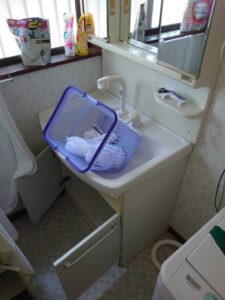 洗面台交換の施工事例